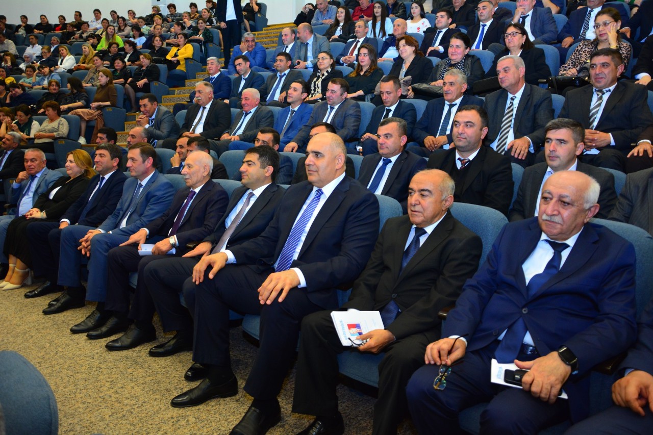 Ağstafada şair Həmid Abbasın 90 illik yubileyi qeyd olundu - FOTOLAR